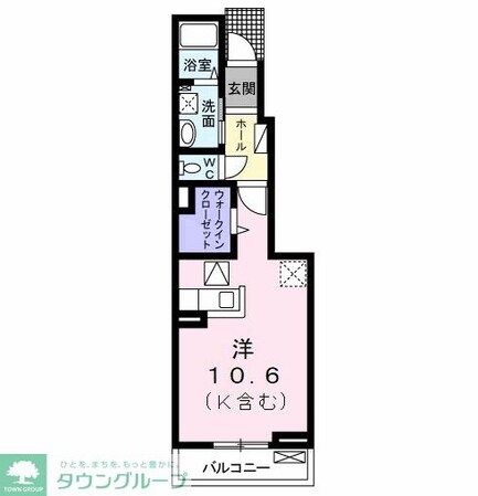 クーネル東松戸の物件間取画像